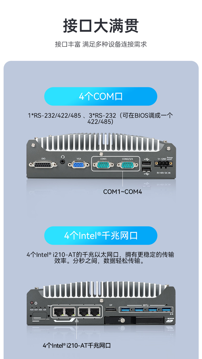 酷睿12代工控機,無風扇嵌入式工業主機,DTB-3094-H610E.jpg